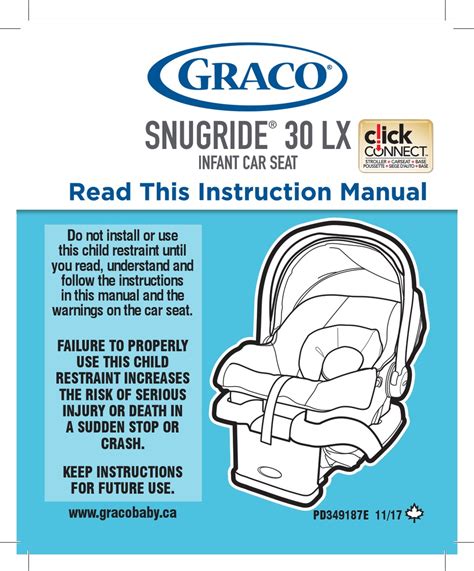 graco snugride 30 head support pdf manual